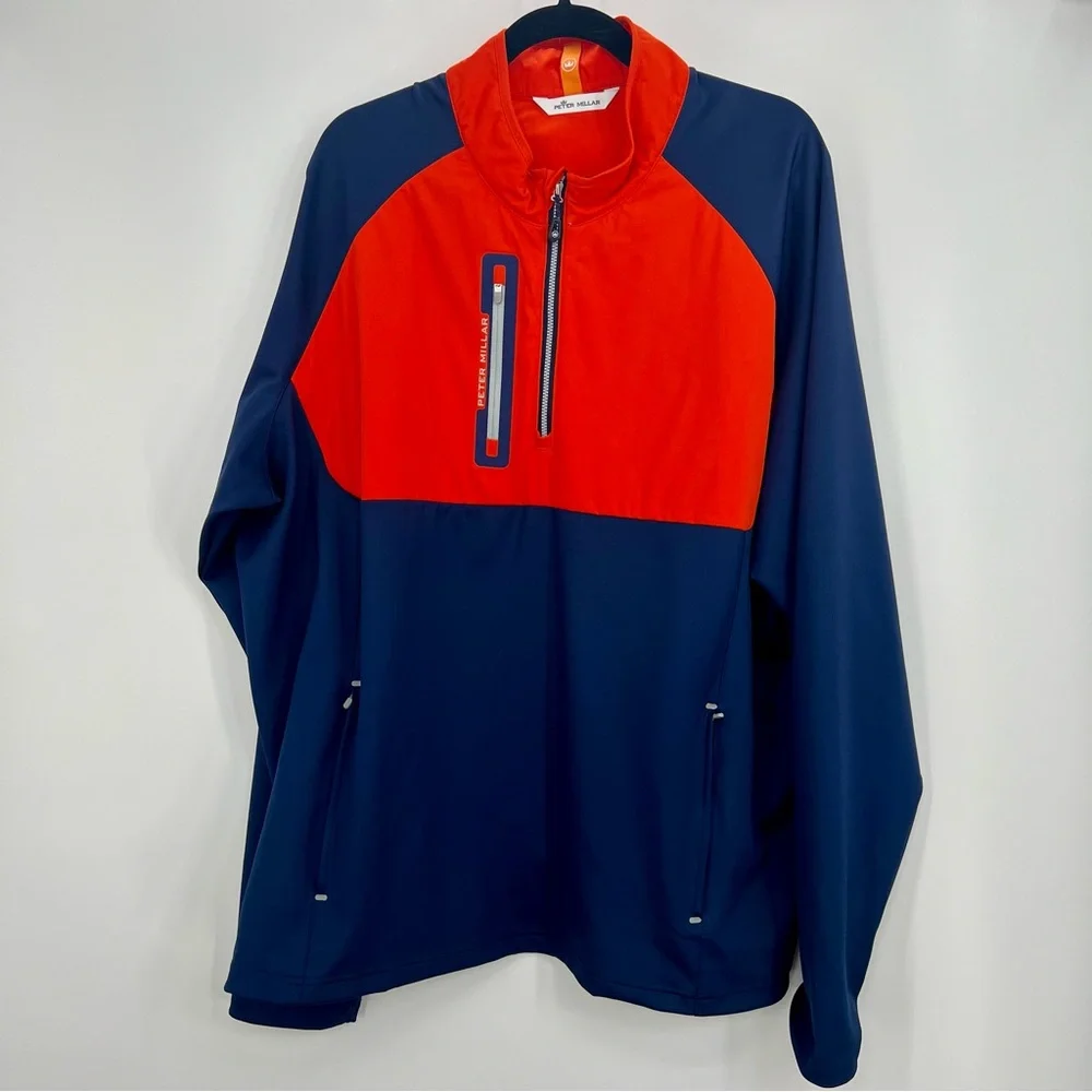 Peter Millar Crown Sport Weld Hyperlight Quarter-Zip Pullover Sweater Top XXL - Picture 1 of 7